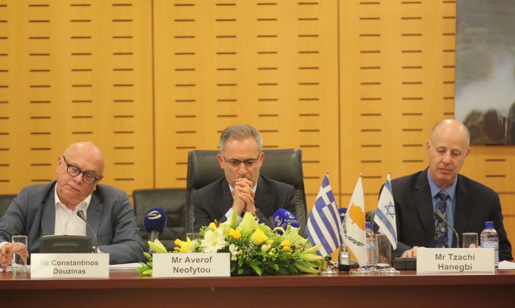 Πρώτη τριμερής συνάντηση Κοινοβουλευτικών Επιτροπών Εξωτερικών Υποθέσεων Ελλάδας – Κύπρου – Ισραήλ